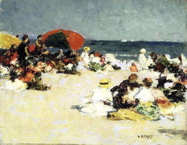 On the Beach, Edward Henry Potthast Prints